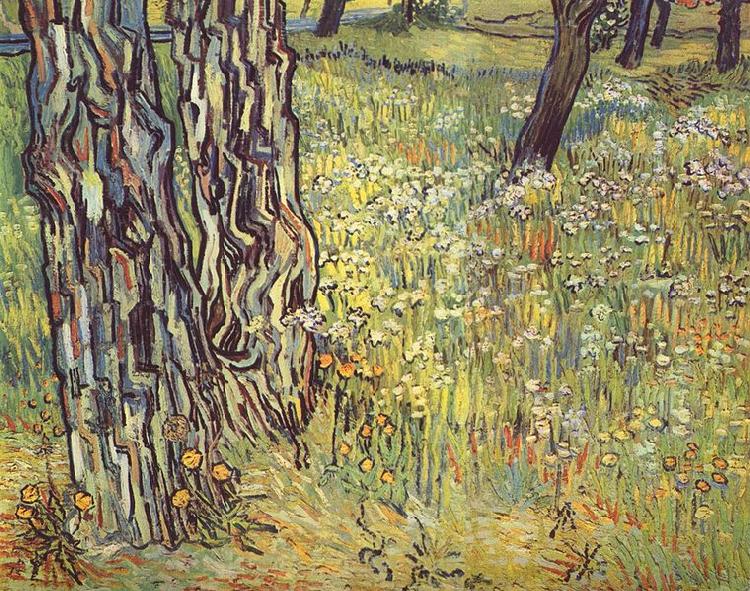 Vincent Van Gogh Baumstamme Spain oil painting art
